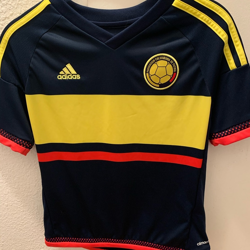 Youth M adidas Colombia Soccer Jersey